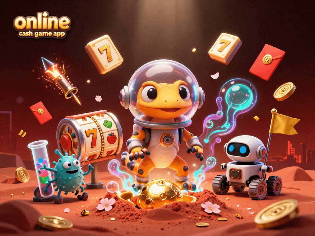 Play exciting games with the online cash game app download featuring unique Martian designs.
