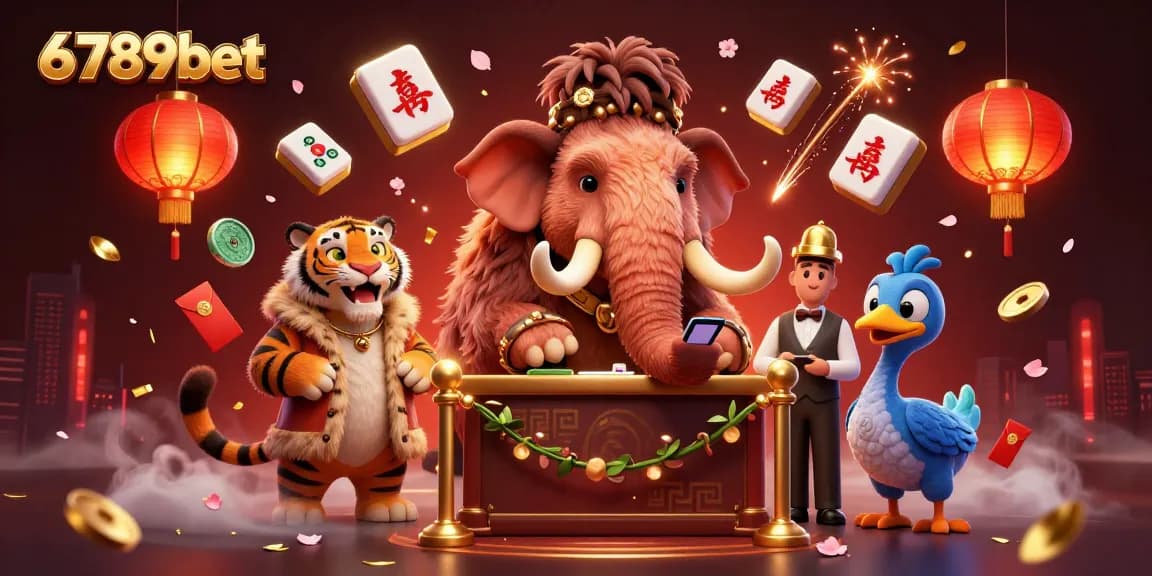 Experience the excitement of 6789bet's vibrant online casino world with dynamic VIP characters.