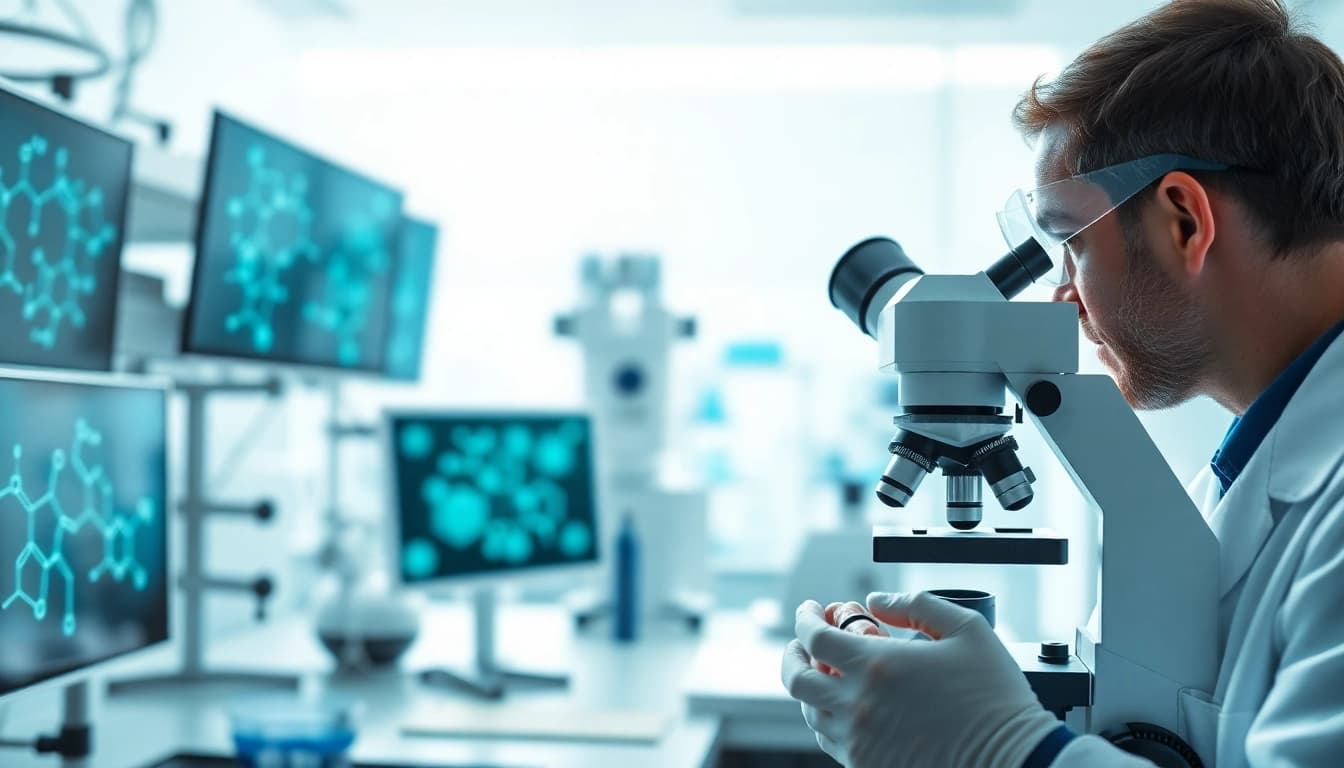 Buy peptide by examining samples in a professional lab with advanced equipment.