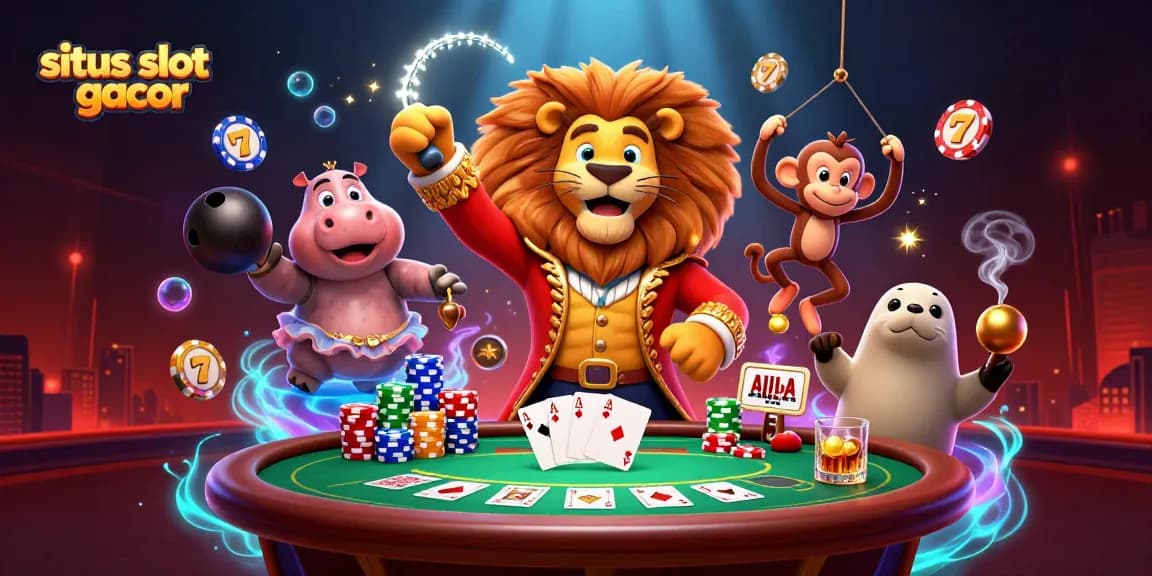 Menangkan jackpot di situs slot gacor dengan karakter kasino yang penuh aksi dan warna.
