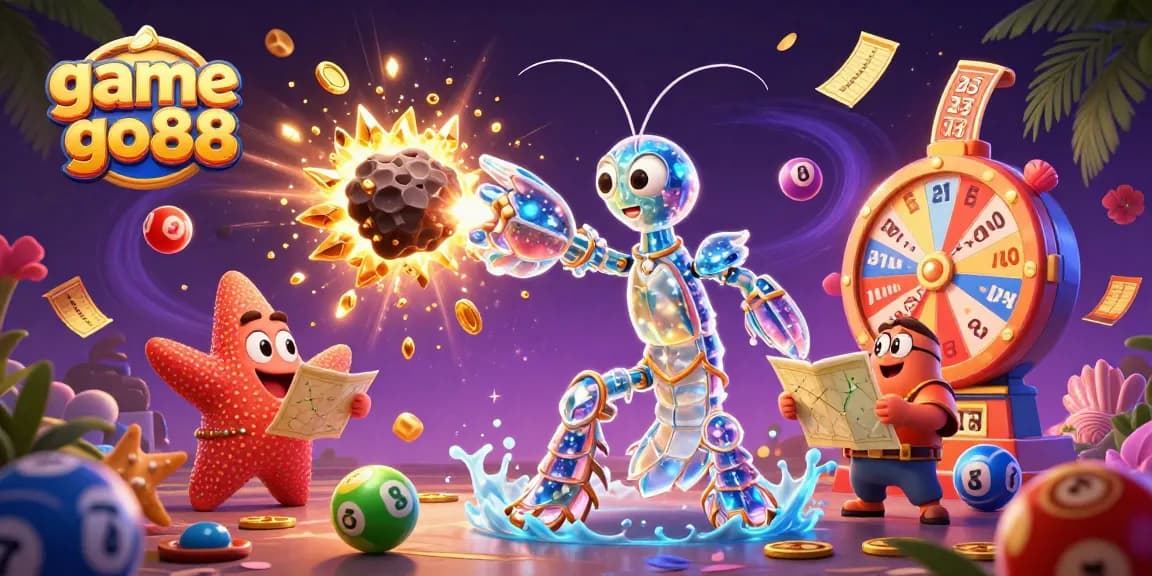 Engage with game go88 in an exciting world of colorful lottery balls and prizes, creating winning moments.