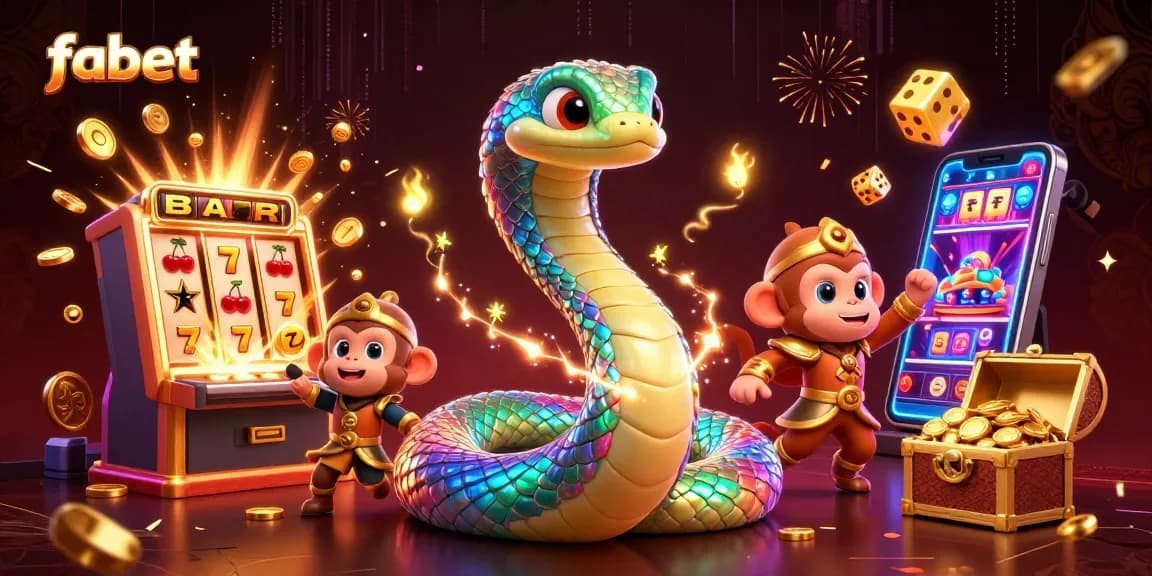 Engage in exciting gameplay at fabet with dynamic casino elements and vibrant characters.