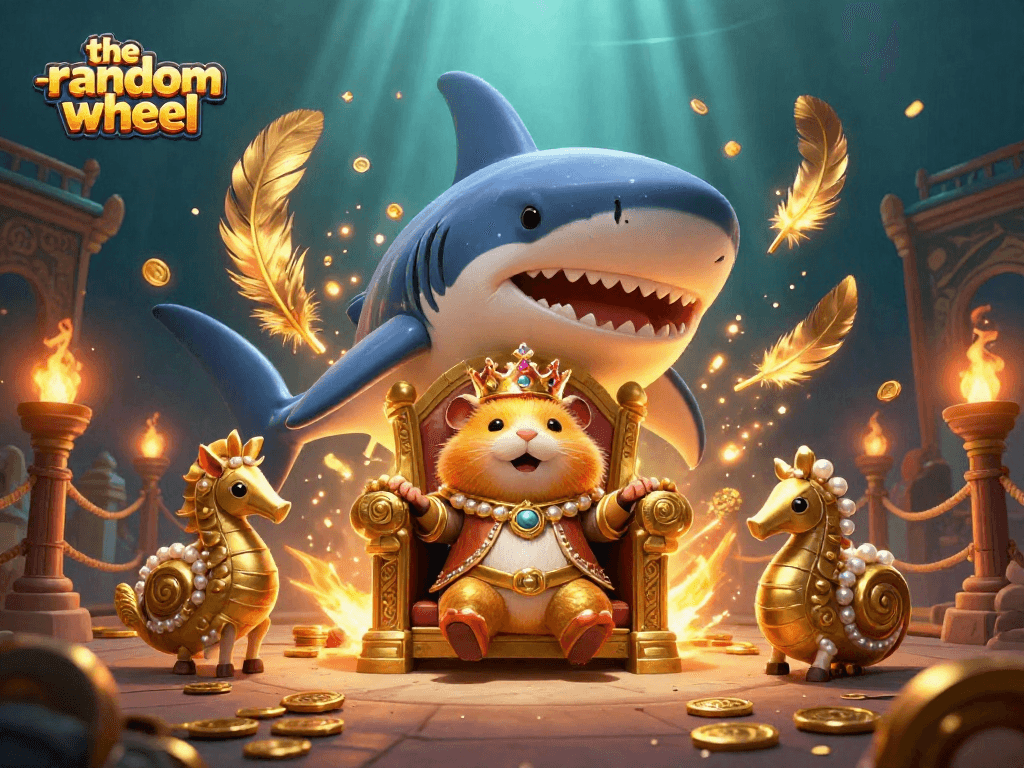 Engage with the-random-wheel and experience dynamic gaming action through a unique underwater scene.