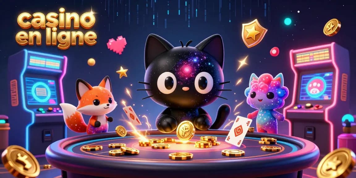 Accédez à une expérience captivante au casino en ligne avec des personnages colorés et des machines de jeu.
