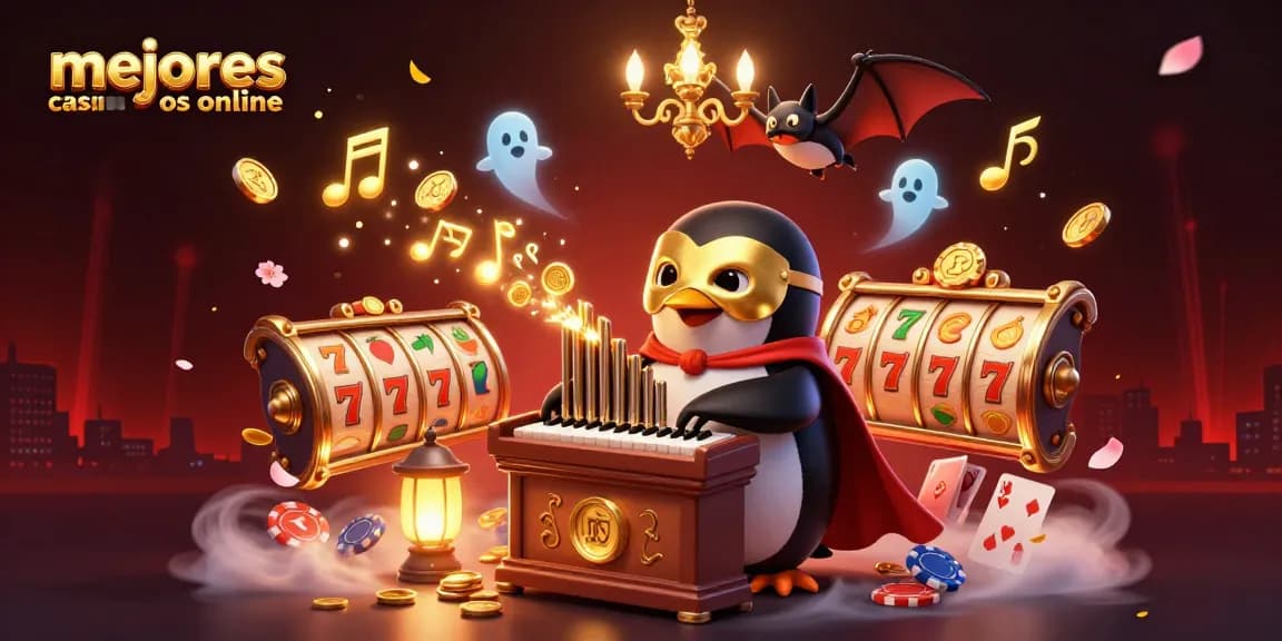 Los mejores casinos online ofrecen juegos de lujo con un pingüino fantasma tocando el órgano que lanza monedas.