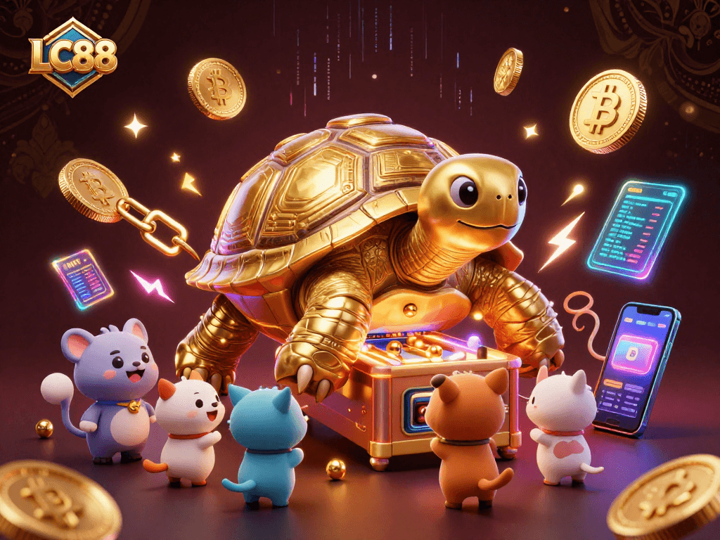 LC88 offers thrilling online gaming with exciting elements like Bitcoin and vibrant scenes.