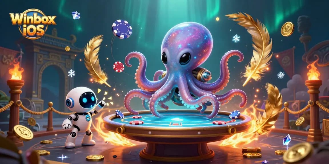 Engage with Winbox iOS for an exciting mobile casino experience featuring vibrant gaming elements.