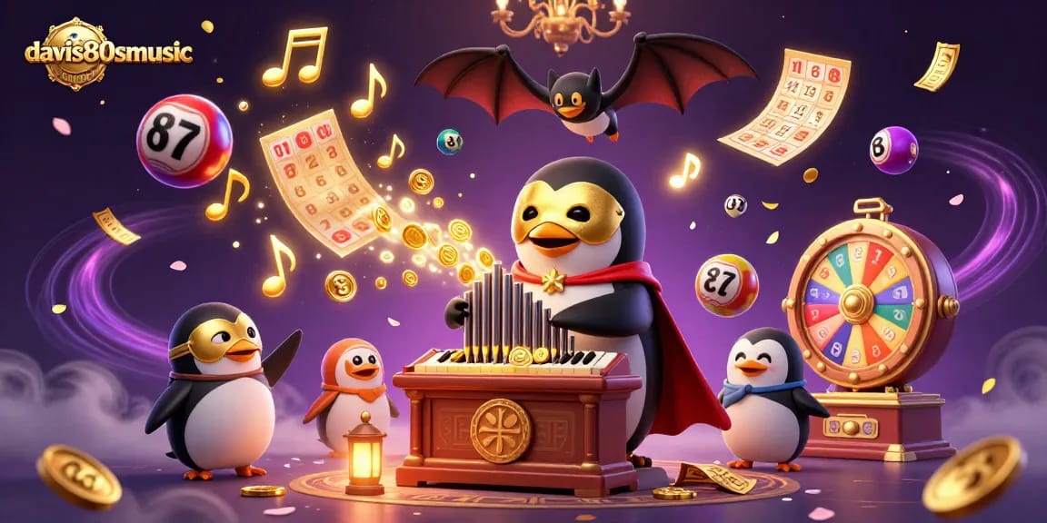 Davis80smusic reveals the excitement of winning at the casino with a vibrant 3D fantasy scene.