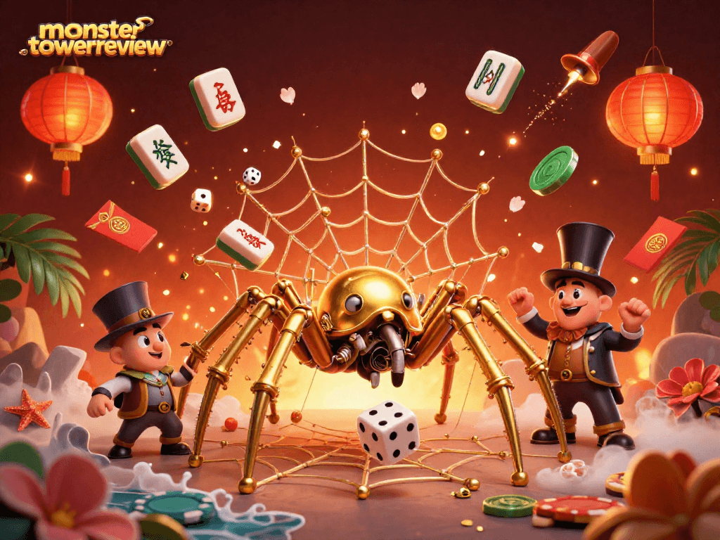 Engage in thrilling gameplay with monstertowerreview showcasing a dynamic steampunk scene.