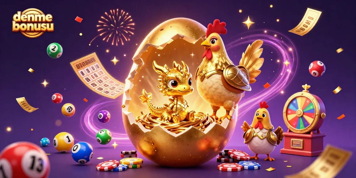 Engage with deneme bonusu at vibrant casinos featuring golden treasures and colorful game elements.