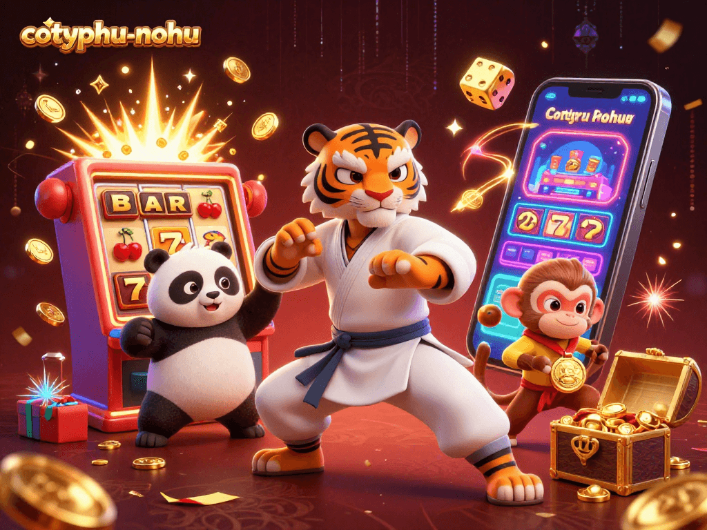 Engage with cotyphu-nohu in this vibrant 3D scene showcasing exciting casino action!