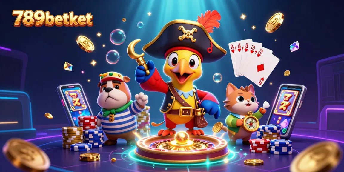 Engage in thrilling gaming with 789betket, experiencing a vibrant 3D casino adventure.