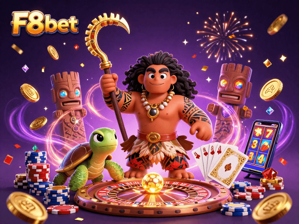 Experience the thrill of F8bet's exciting casino games with captivating visuals and vibrant action.