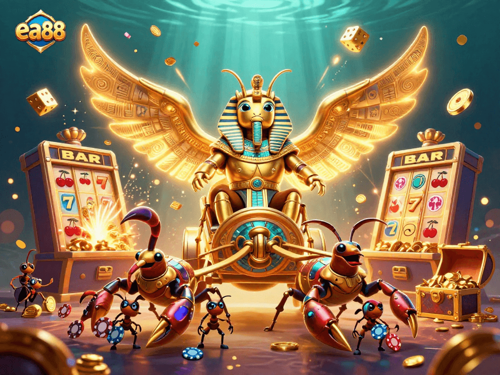 Engage with thrilling casino action at ea88 featuring unique characters and jackpot excitement.