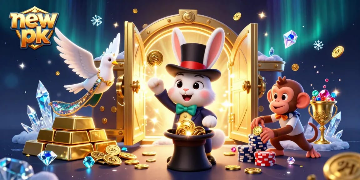 Engage with new pk's vibrant casino scene featuring animated characters and explosive wins.