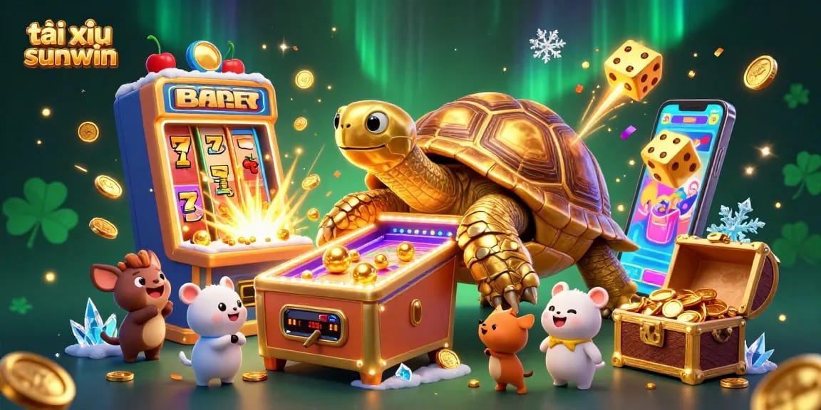 Experience the excitement of tài xỉu sunwin with vibrant casino elements and a thrilling game atmosphere.