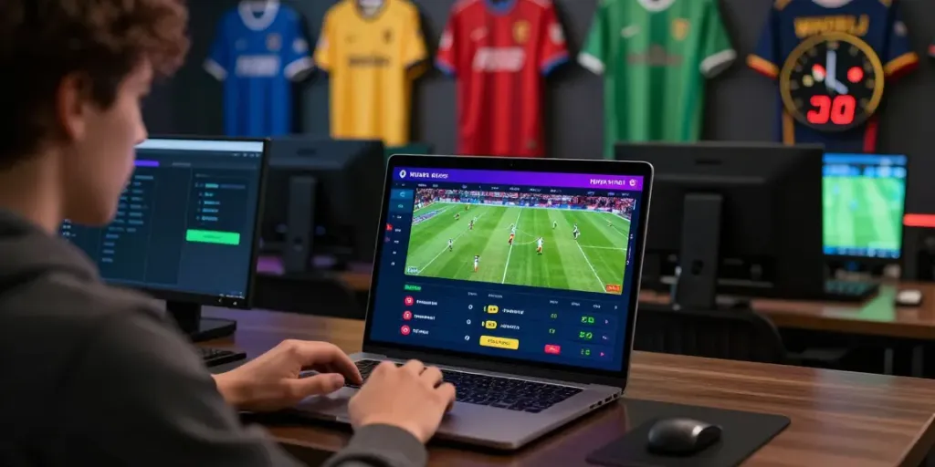 Engaging WWBOLA sports betting platform with live match analysis and modern design.