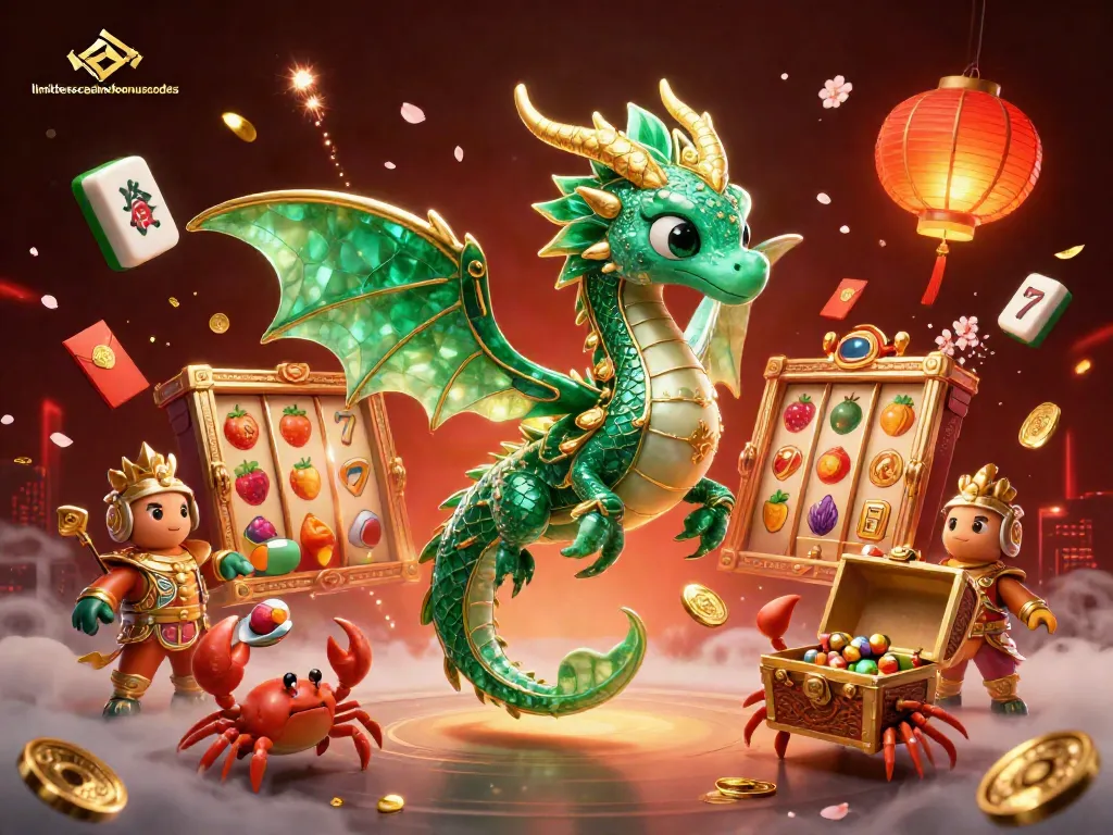 Engage with limitlesscasinobonuscodes to unlock vibrant bonuses in this dynamic casino illustration.