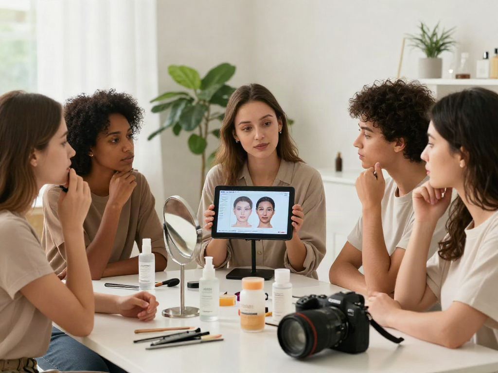 ClinicEvo better than QOVES shown through facial analysis session with diverse individuals.