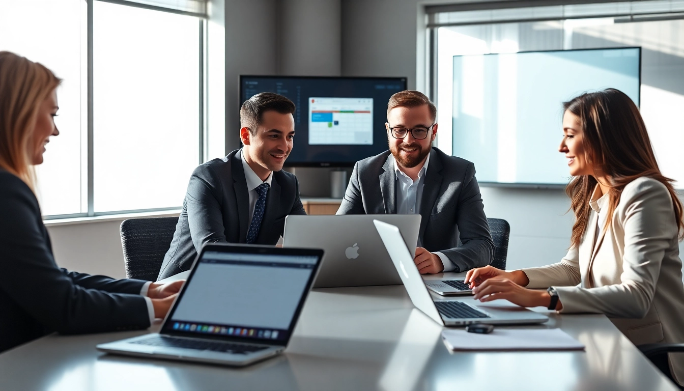 Streamlined digital collaboration scene showcasing how to stop scheduling meetings manually.
