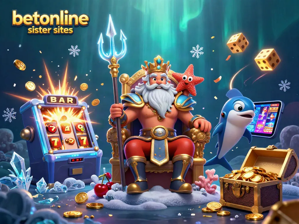 Experience betonline sister sites with vibrant slot machine chaos, Neptune, and treasure.