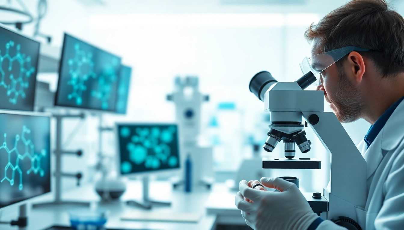 Buy peptide by examining samples in a professional lab with advanced equipment.