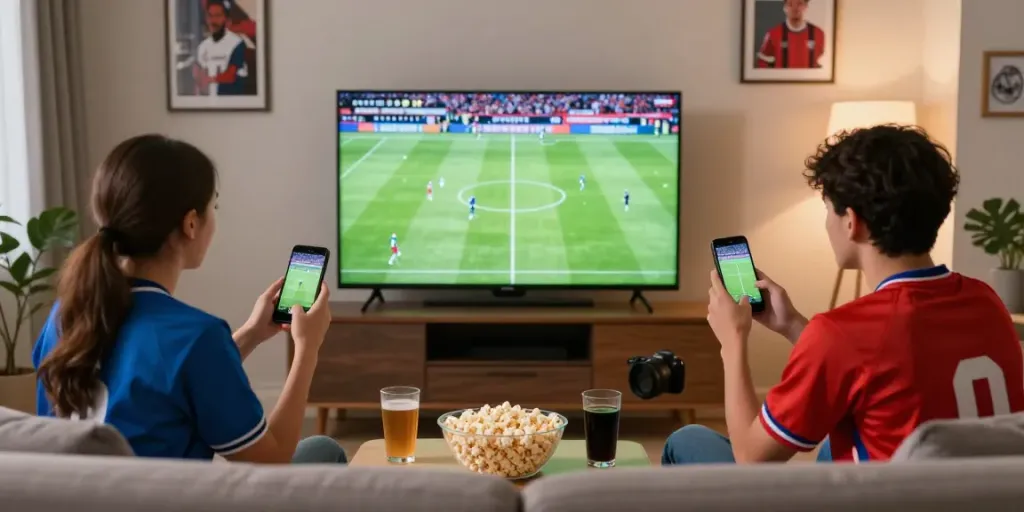 Melihat pertandingan olahraga secara live dengan glowing88 di ruang tamu yang nyaman.