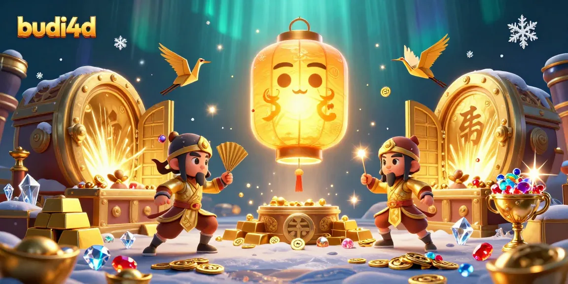 Play exciting games at budi4d with giant treasures and magical spirits in an animated casino scene.