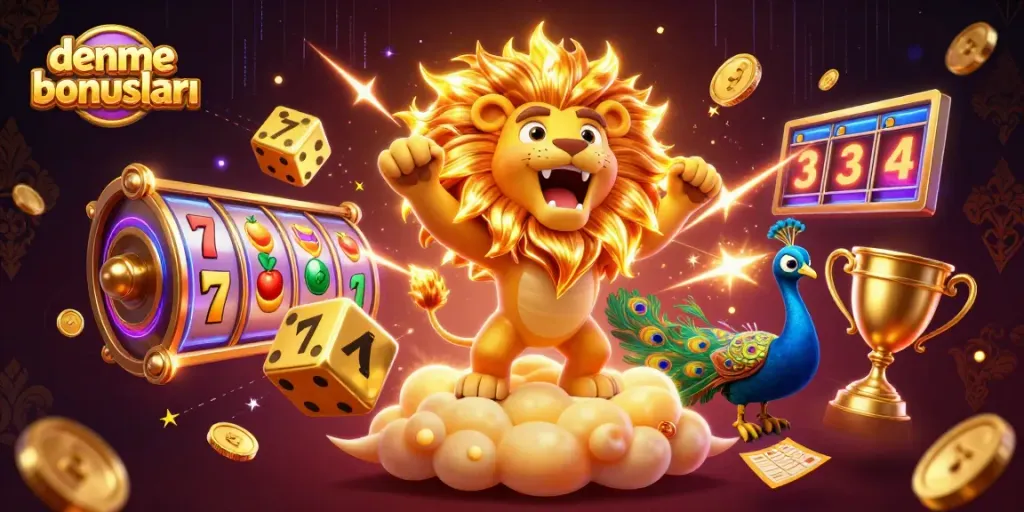 Experience thrilling gameplay with deneme bonusları as multicolored slot elements spin amid vibrant characters.
