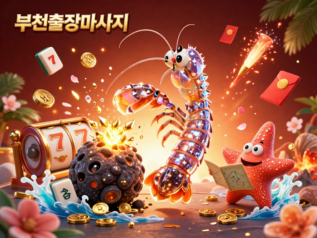 Experience the excitement of 부천출장마사지 with galactic characters and dynamic casino elements capturing the thrill of gaming.