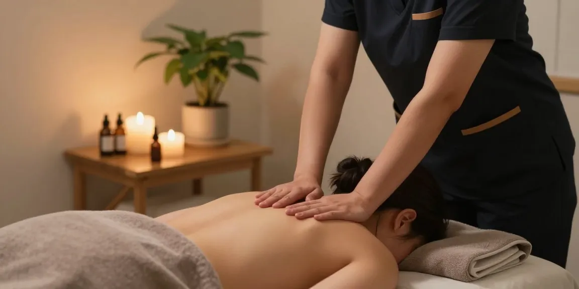 부평출장마사지 offering a serene home massage with calming ambiance and professional care.