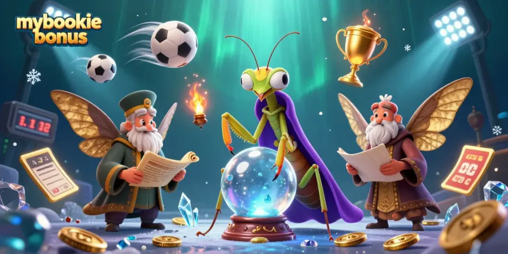 Engage with mybookie bonus through immersive 3D sports betting themes featuring vibrant characters and elements.
