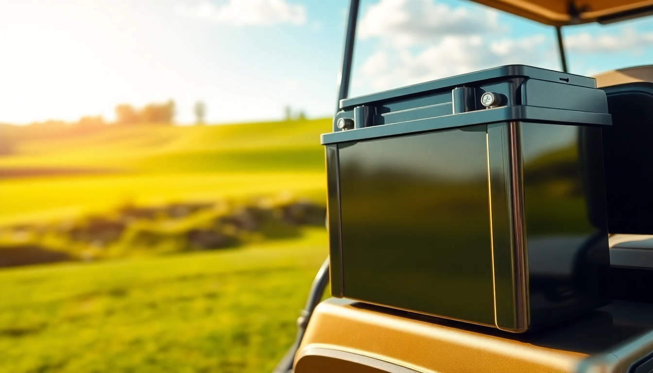Discover the benefits of lithium golf cart batteries in a modern golf cart setting.