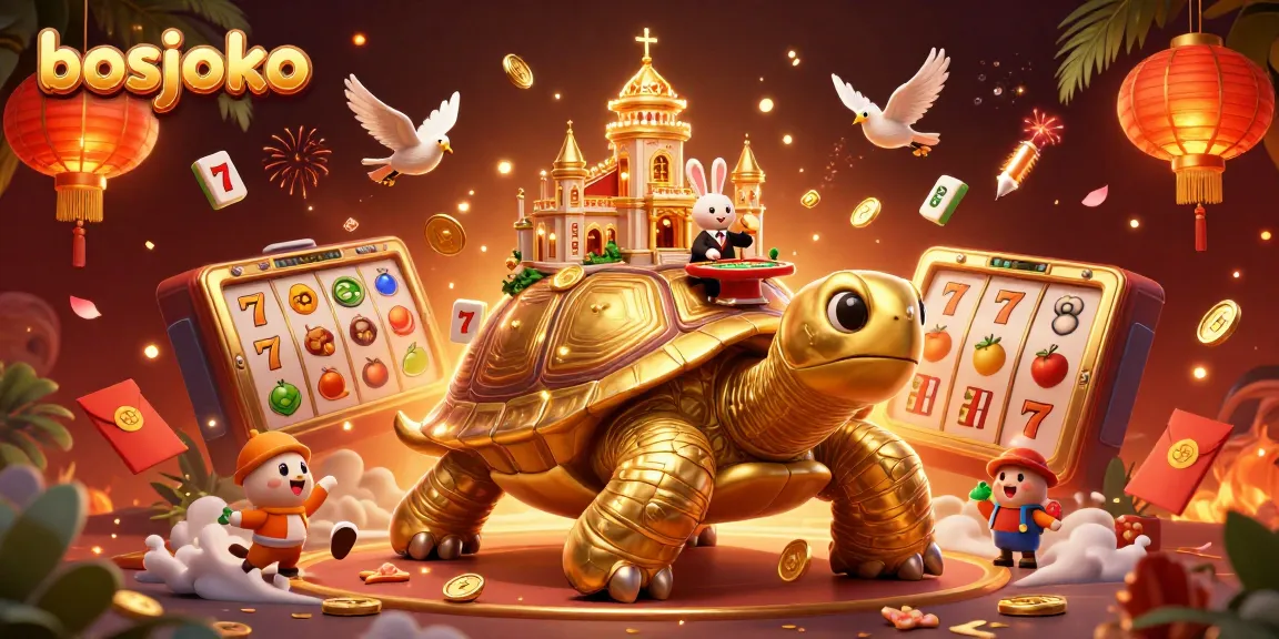 Mengambil kesempatan menang di bosjoko dengan simbol jackpot dan fitur slot yang menarik.