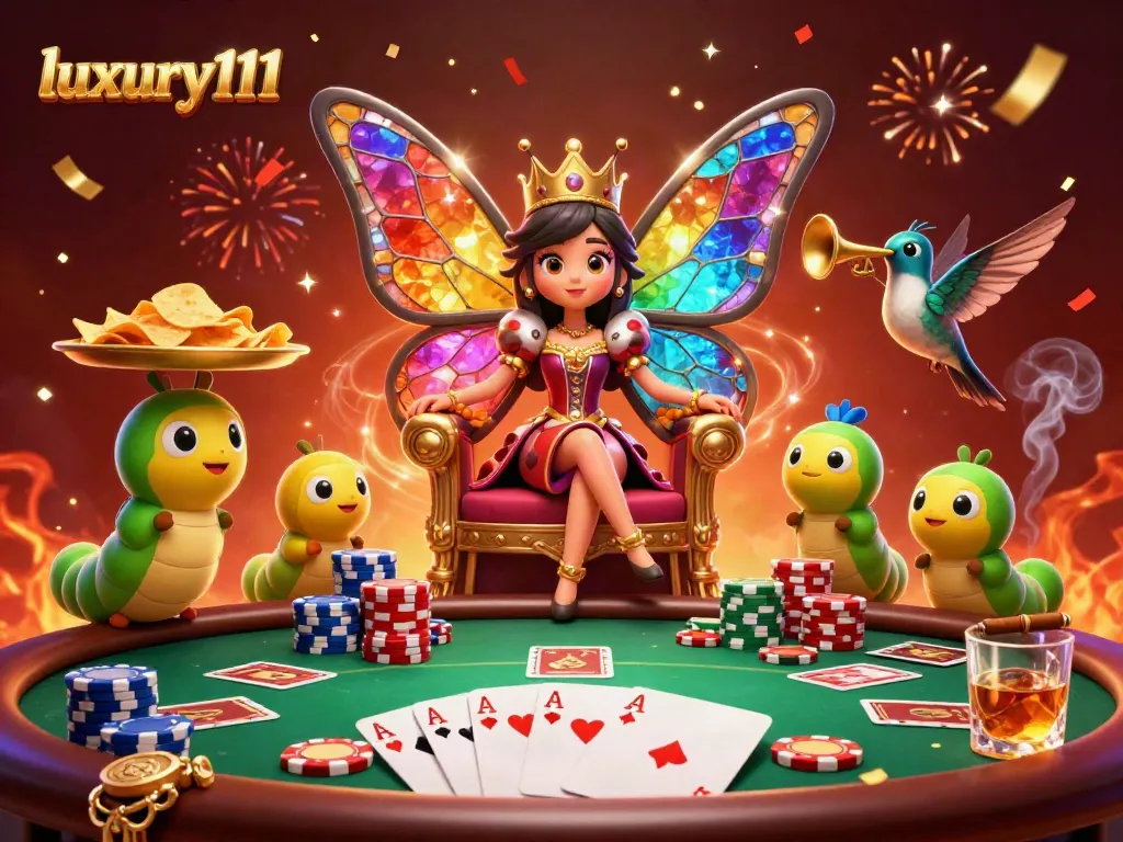 Experience thrilling gaming with luxury111, featuring dynamic poker elements and enchanting characters.