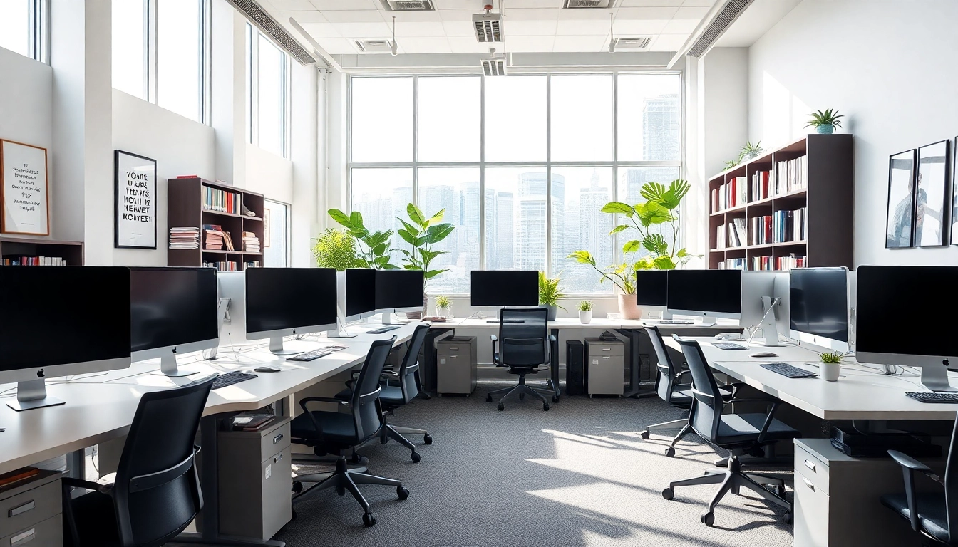 Innovative workspace at csc hamburg fostering productivity and creativity.