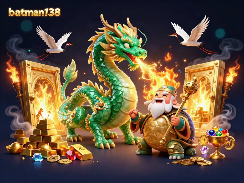 Engage with batman138 and experience thrilling online gambling in a vibrant game-themed illustration.