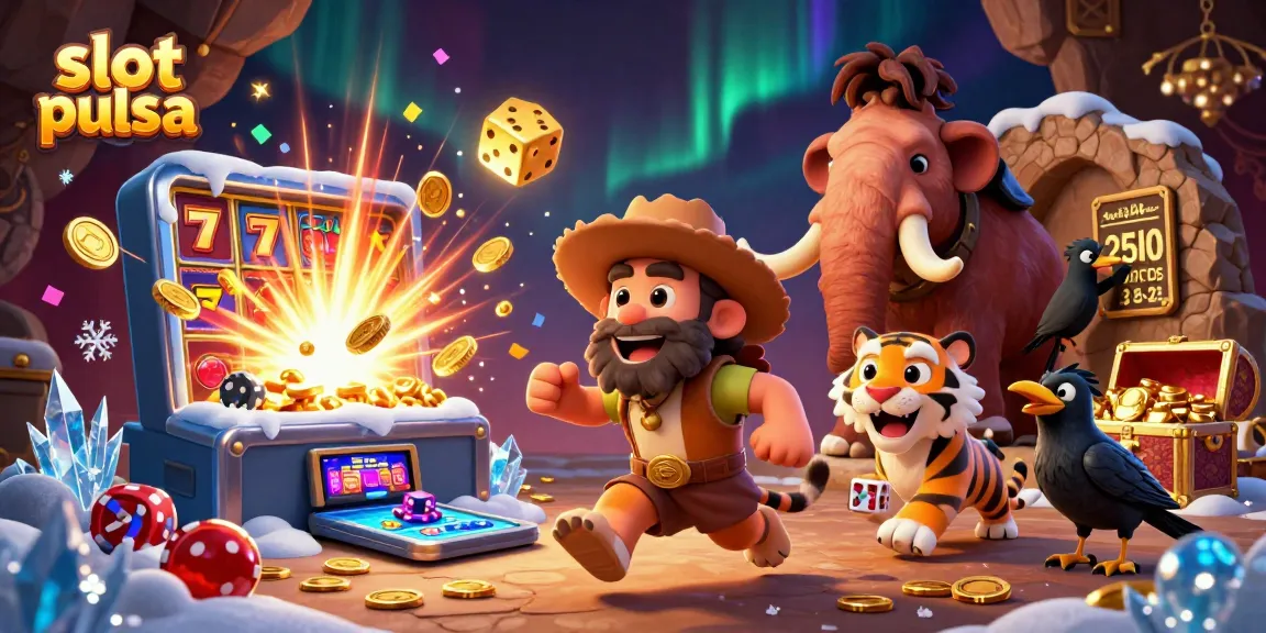 Permainan slot pulsa yang menarik dengan karakter lucu di kasino prasejarah, menghasilkan suasana yang mengasyikkan.