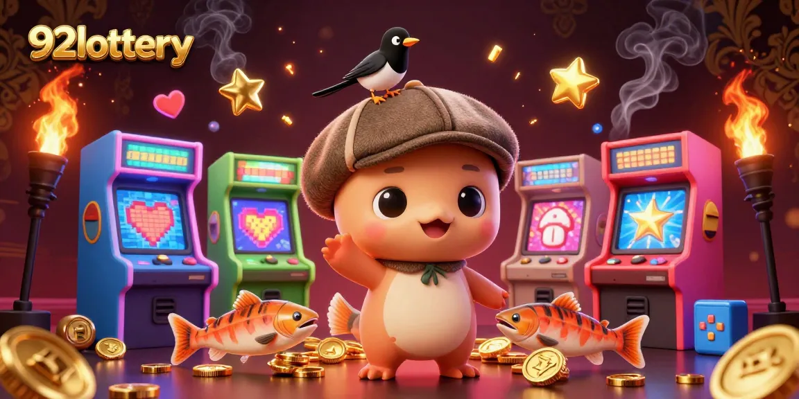 Engage with 92lottery's vibrant lottery scene featuring playful Nessie and golden surprises.